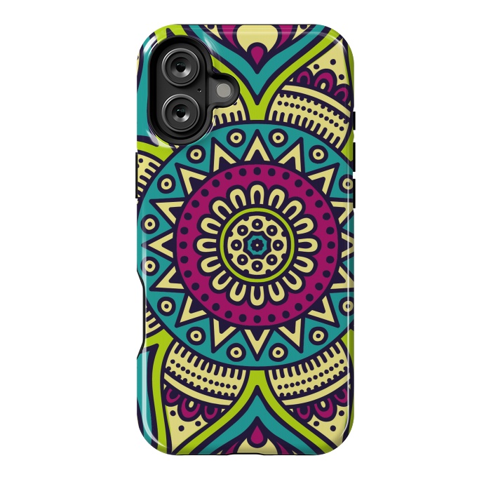 iPhone 16 Plus StrongFit Mandala 455 by ArtsCase