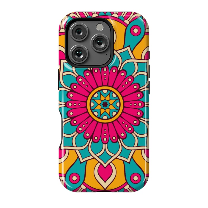 iPhone 16 Pro StrongFit Mandala Pattern 201 by ArtsCase