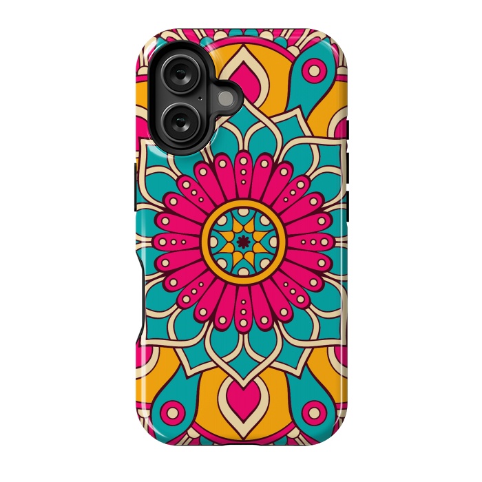 iPhone 16 StrongFit Mandala Pattern 201 by ArtsCase