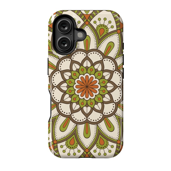 iPhone 16 StrongFit Mandala Pattern 205 by ArtsCase