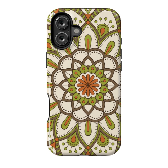 iPhone 16 Plus StrongFit Mandala Pattern 205 by ArtsCase