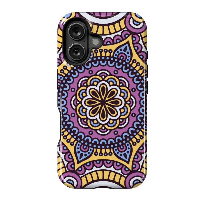 iPhone 16 StrongFit Mandala Pattern 206 by ArtsCase