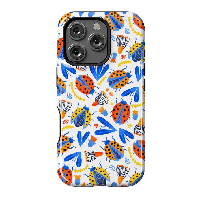 iPhone 16 Pro StrongFit Fresh Ladybird Botanical  by Tigatiga