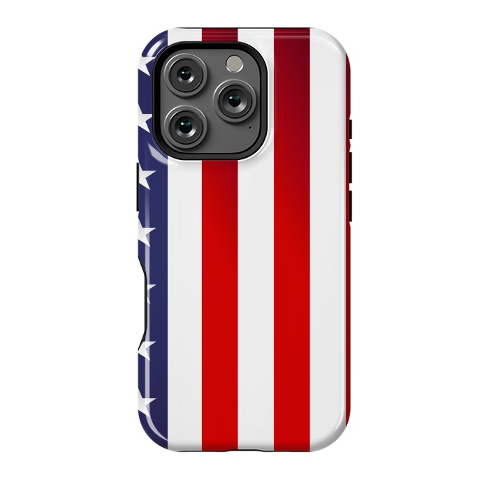 iPhone 16 Pro StrongFit usa flag by haroulita