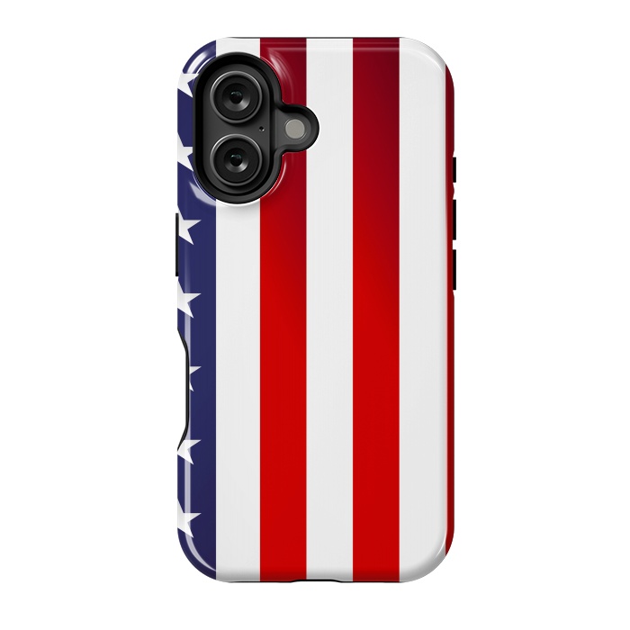 iPhone 16 StrongFit usa flag by haroulita