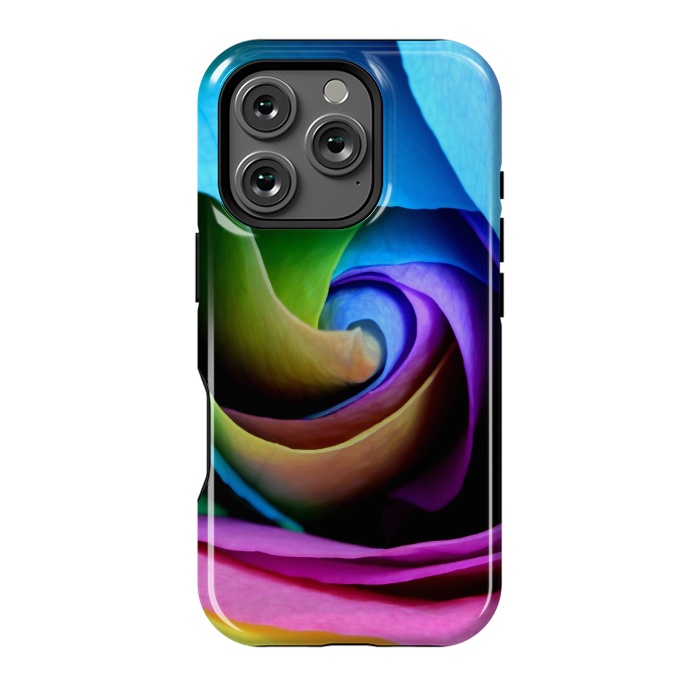 iPhone 16 Pro StrongFit colorful rose by haroulita