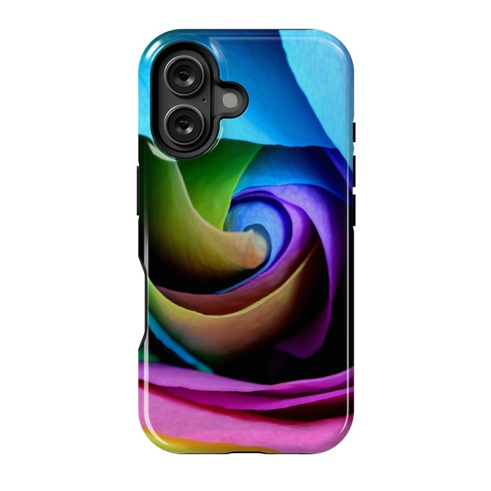 iPhone 16 StrongFit colorful rose by haroulita