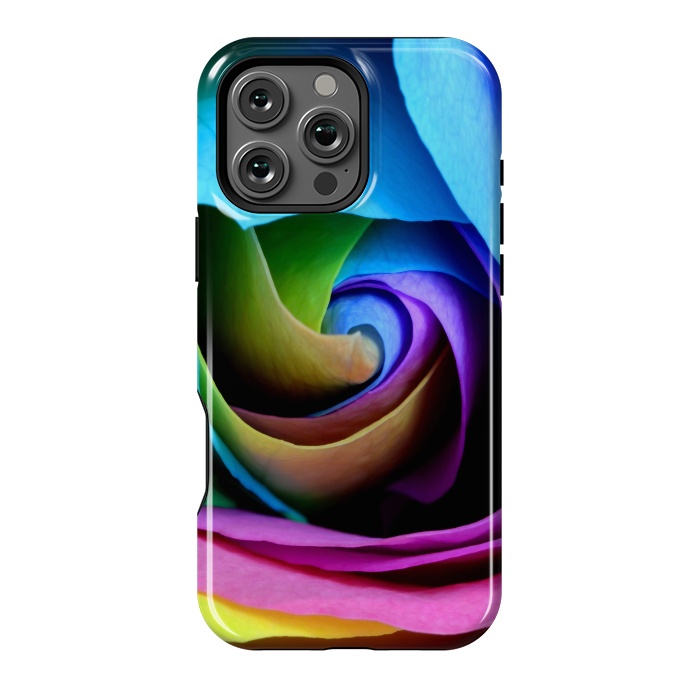 iPhone 16 Pro Max StrongFit colorful rose by haroulita