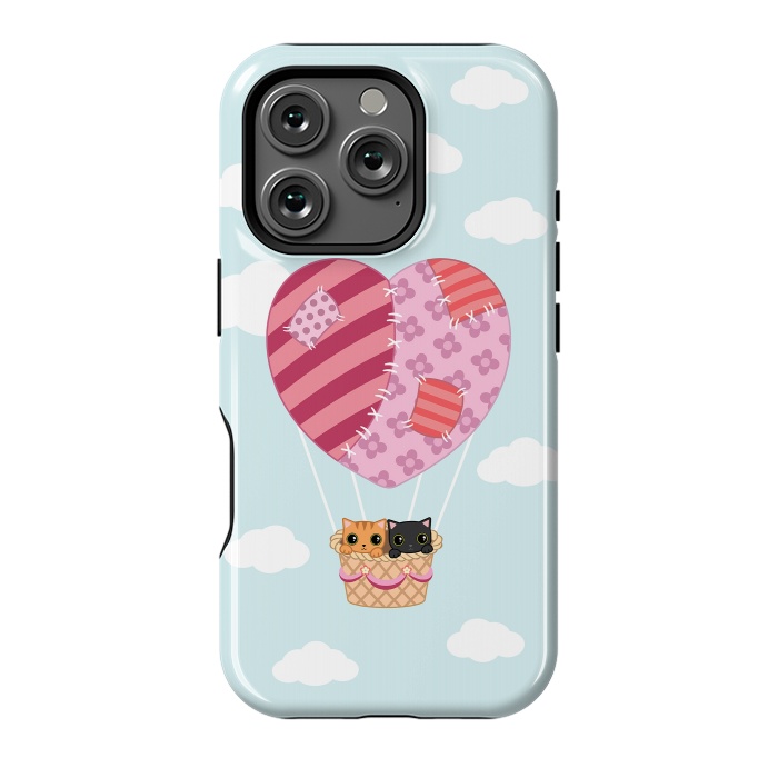 iPhone 16 Pro StrongFit kitty love by Laura Nagel