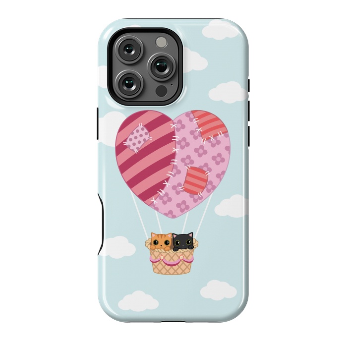 iPhone 16 Pro Max StrongFit kitty love by Laura Nagel