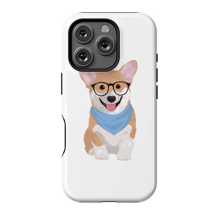 iPhone 16 Pro StrongFit Hipster Corgi  by Winston