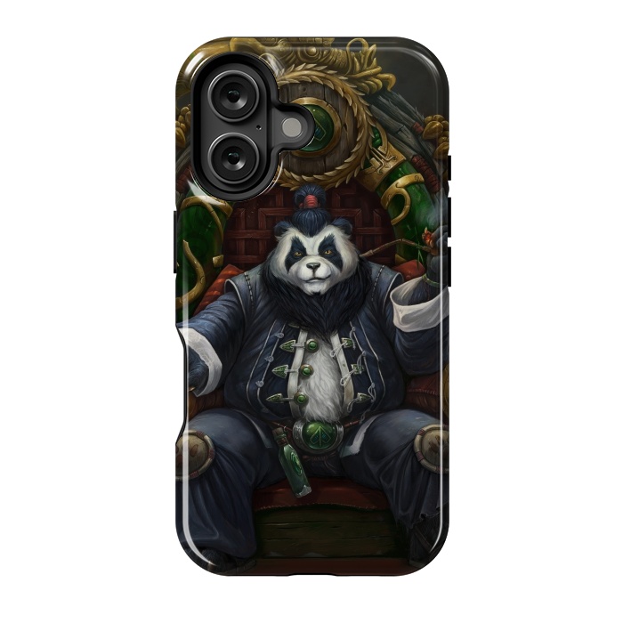 iPhone 16 StrongFit Smoking Panda  by Winston