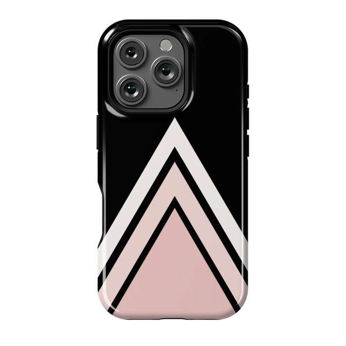 iPhone 16 Pro StrongFit Pink triangles by Jms