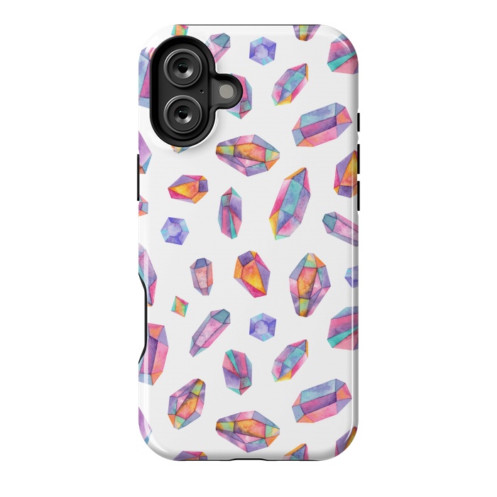 iPhone 16 Plus StrongFit purple gems by Alena Ganzhela