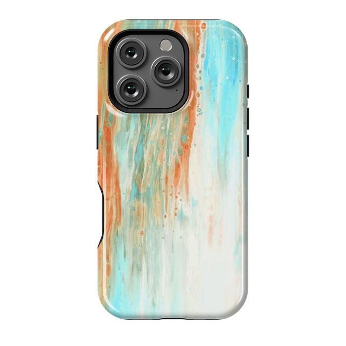 iPhone 16 Pro StrongFit Abstract Liquid Pattern by Creativeaxle