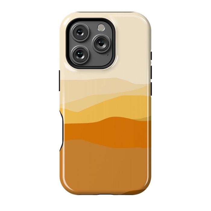 iPhone 16 Pro StrongFit Brown Valley by Creativeaxle