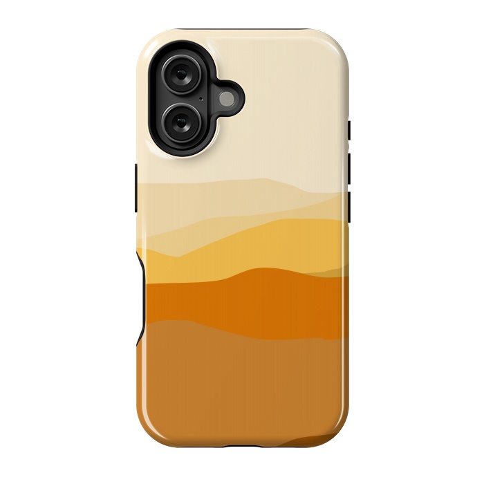 iPhone 16 StrongFit Brown Valley by Creativeaxle