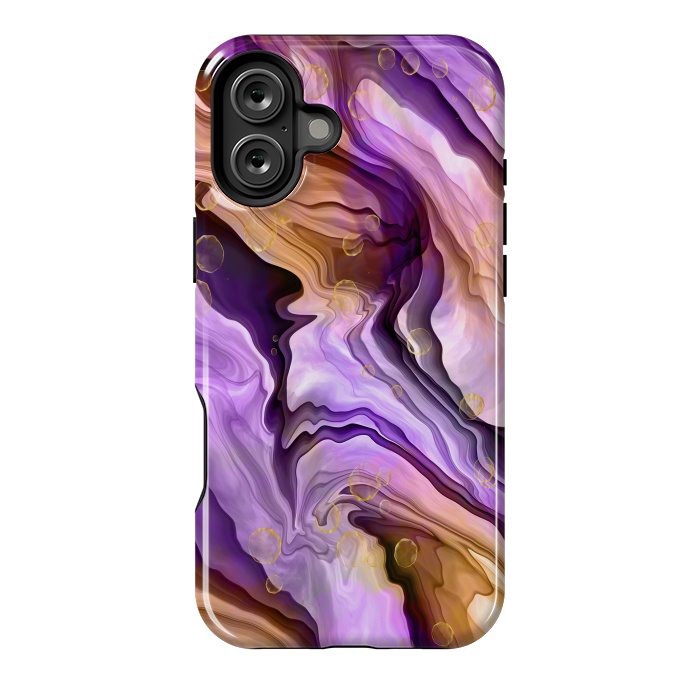 iPhone 16 Plus StrongFit Orchidia of the vast ocean by Xylo Riescent