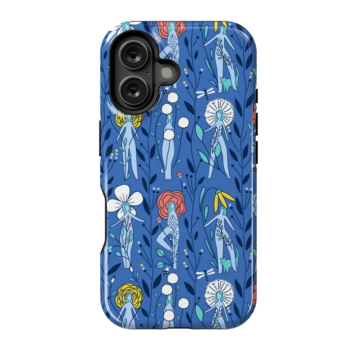 iPhone 16 StrongFit Springtime floral women design by Anna Alekseeva