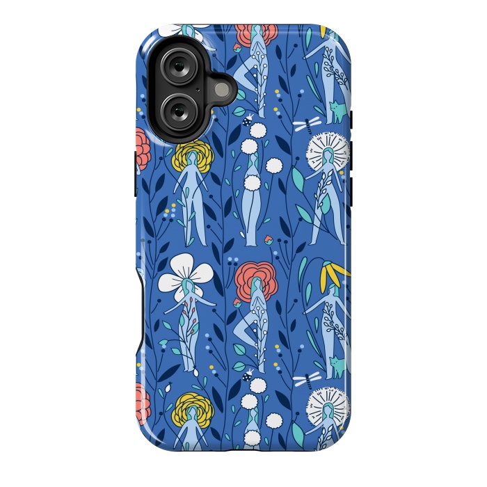 iPhone 16 Plus StrongFit Springtime floral women design by Anna Alekseeva