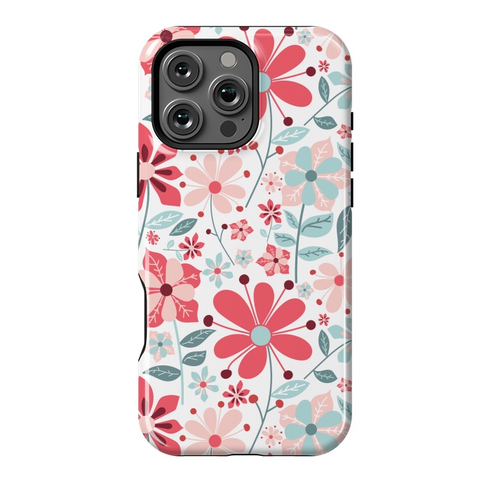 iPhone 16 Pro Max StrongFit Floral Design 124 by ArtsCase