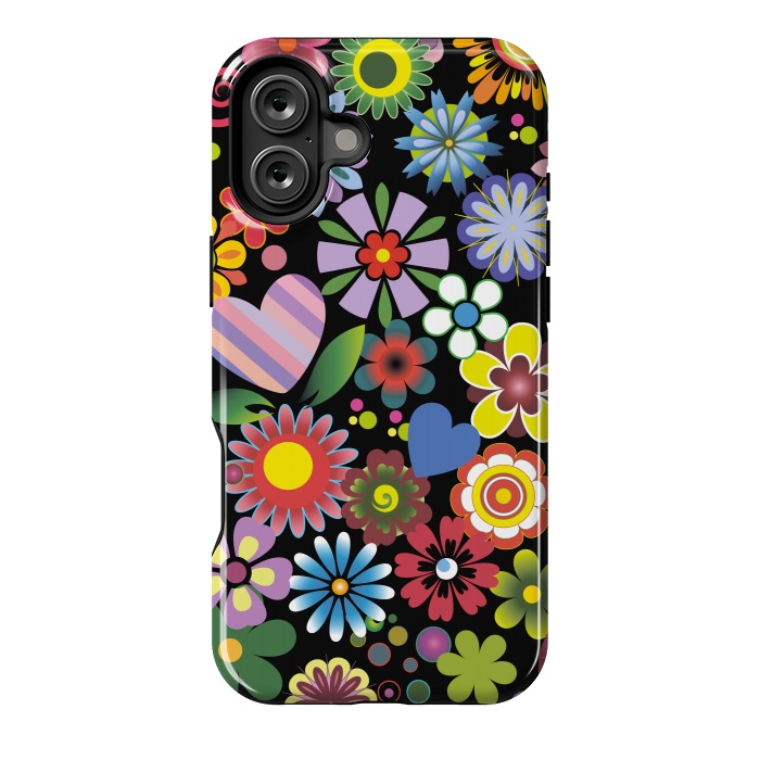 iPhone 16 Plus StrongFit Floral mix 2 by ArtsCase