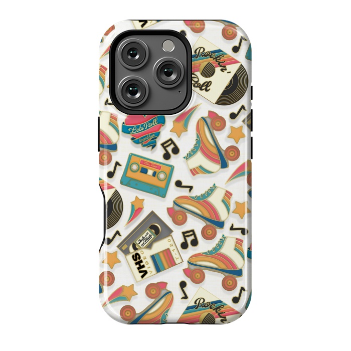 iPhone 16 Pro StrongFit Retro Roller Rink by gingerlique