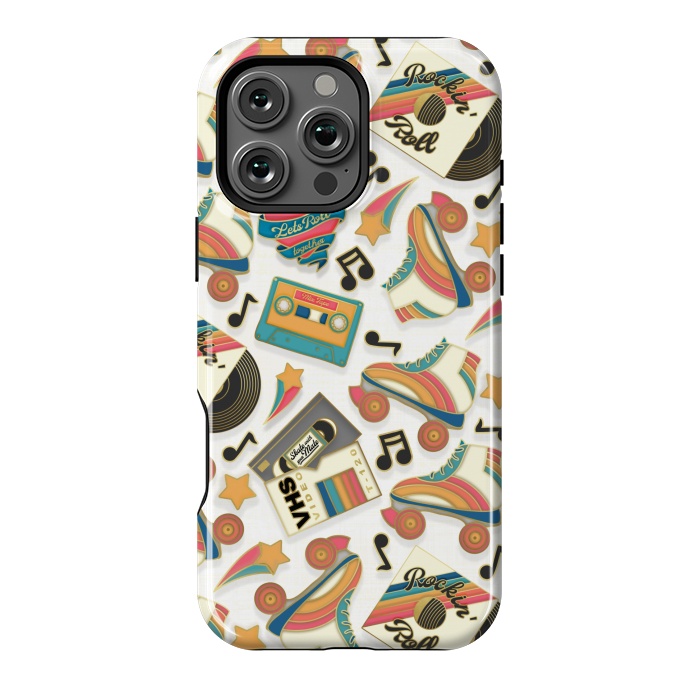 iPhone 16 Pro Max StrongFit Retro Roller Rink by gingerlique