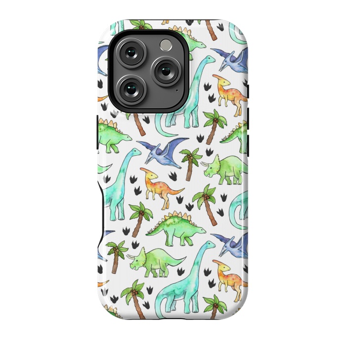 iPhone 16 Pro StrongFit Dino-Mite by Tangerine-Tane