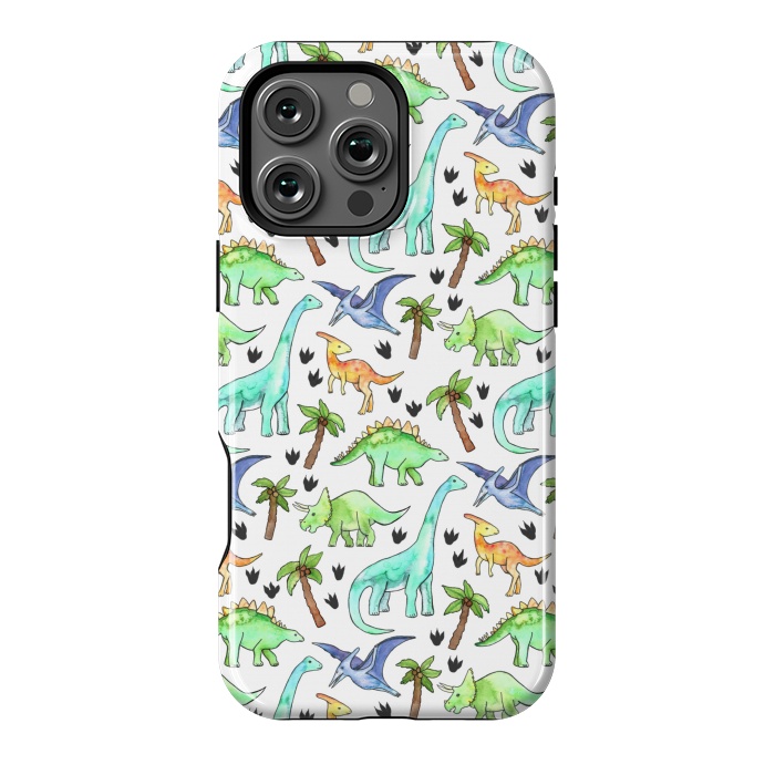 iPhone 16 Pro Max StrongFit Dino-Mite by Tangerine-Tane