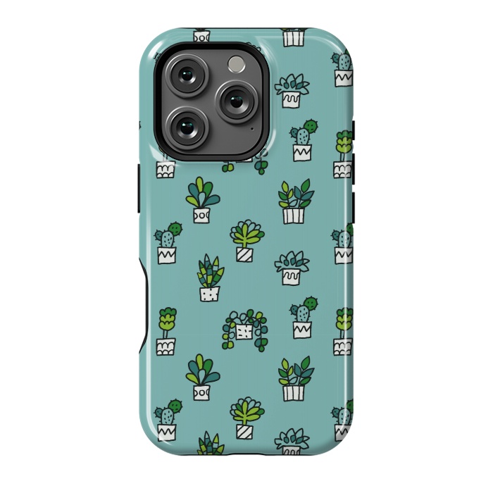 iPhone 16 Pro StrongFit Cute house plants by Anna Alekseeva