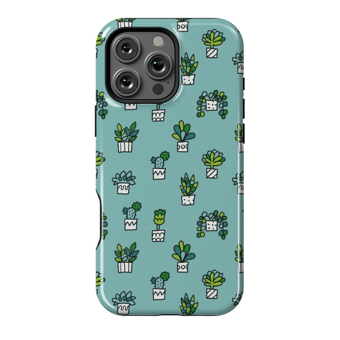 iPhone 16 Pro Max StrongFit Cute house plants by Anna Alekseeva