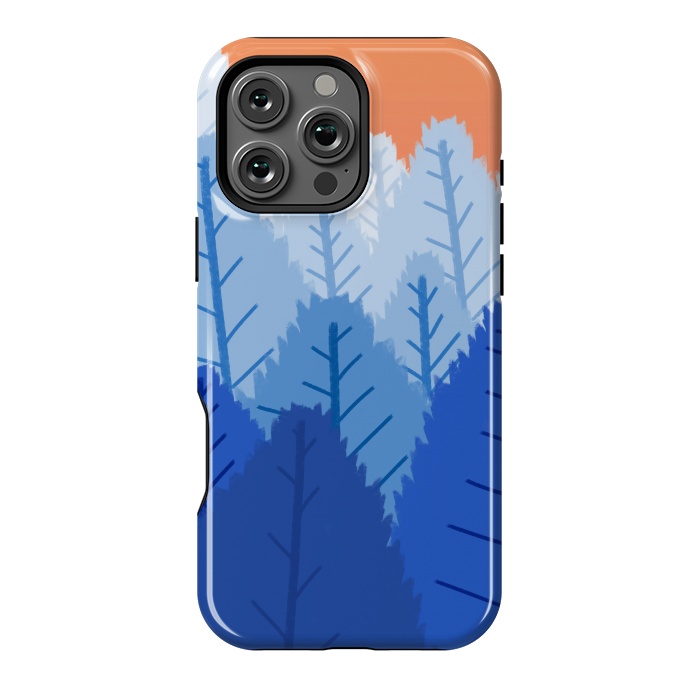 iPhone 16 Pro Max StrongFit Deep blue forests  by Steve Wade (Swade)