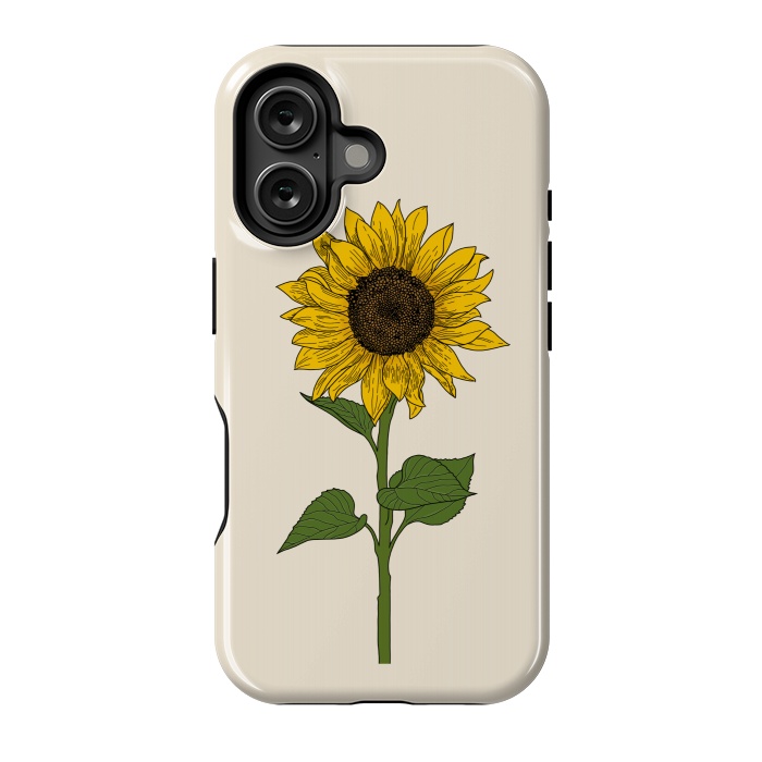 iPhone 16 StrongFit Sunflower by Jms