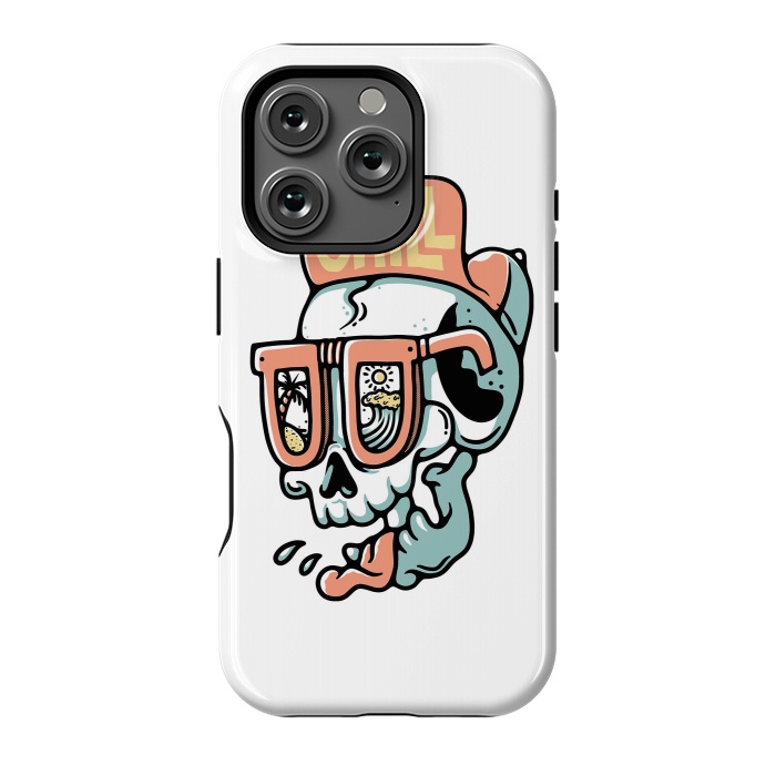 iPhone 16 Pro StrongFit Chill Skull by Afif Quilimo