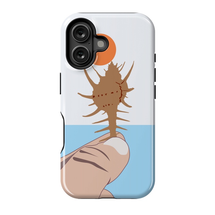 iPhone 16 StrongFit Sun On The Conch by Creativeaxle