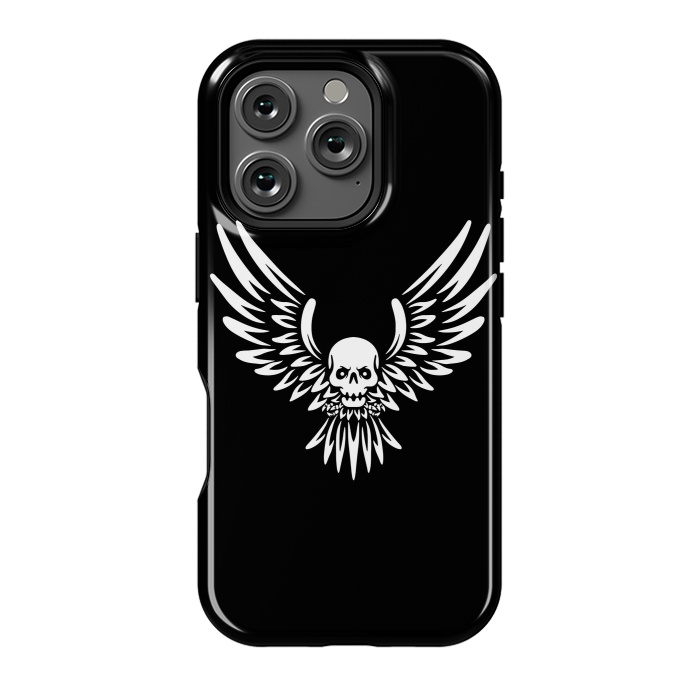 iPhone 16 Pro StrongFit Flying Skull by Afif Quilimo