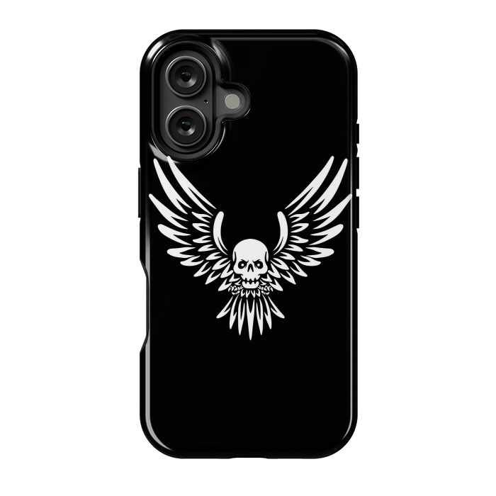 iPhone 16 StrongFit Flying Skull by Afif Quilimo