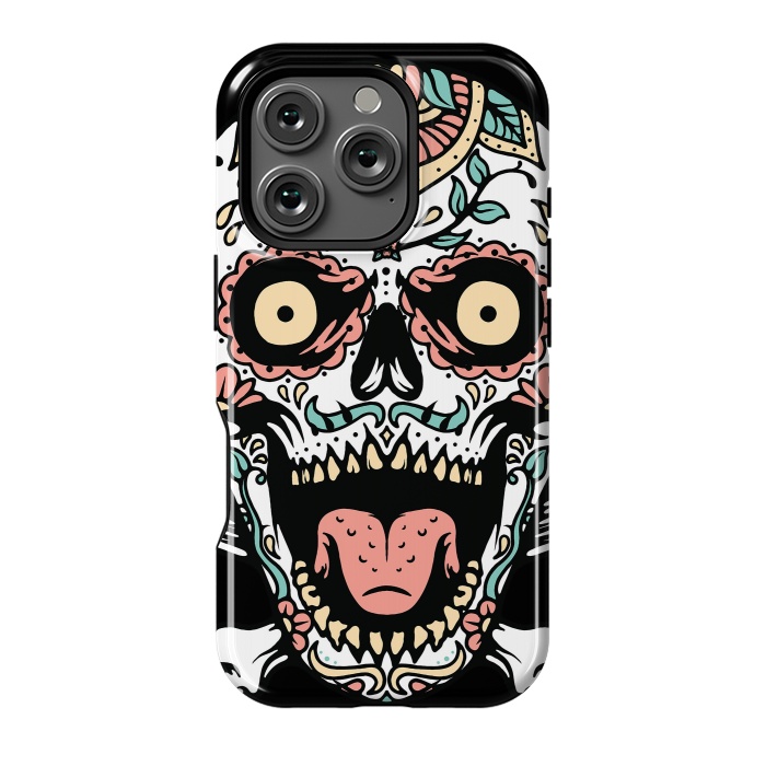 iPhone 16 Pro StrongFit Mexican Skull 1 by Afif Quilimo