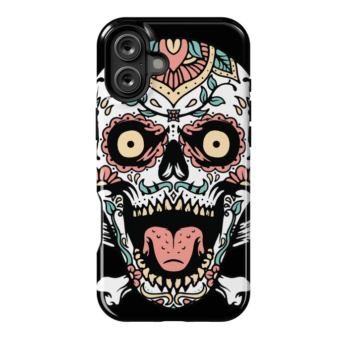 iPhone 16 Plus StrongFit Mexican Skull 1 by Afif Quilimo