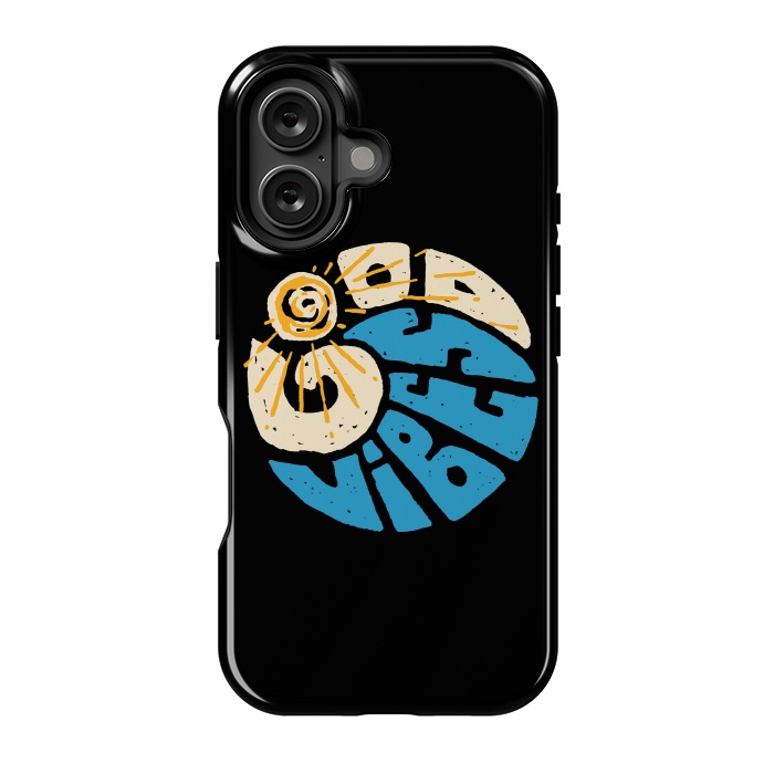 iPhone 16 StrongFit Good Vibes and Wave by Afif Quilimo