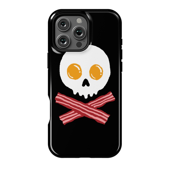 iPhone 16 Pro Max StrongFit Breakfast Skull by Afif Quilimo