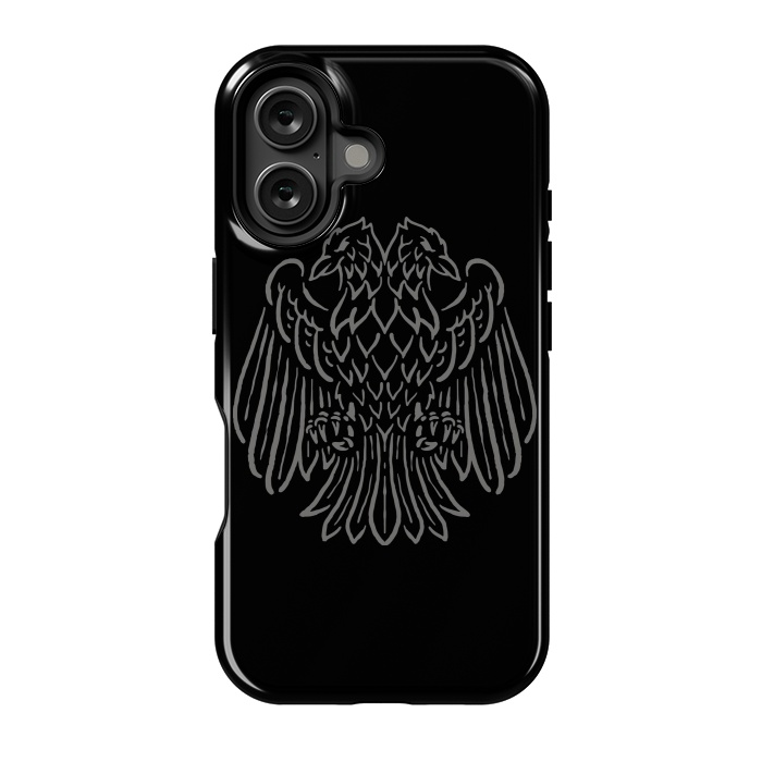 iPhone 16 StrongFit Bird Two Head by Afif Quilimo