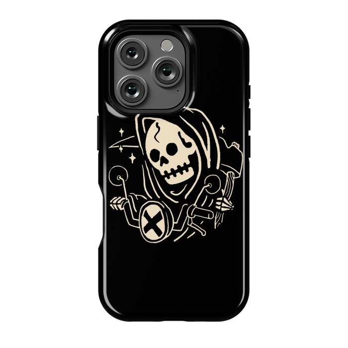 iPhone 16 Pro StrongFit Grim Biker by Afif Quilimo