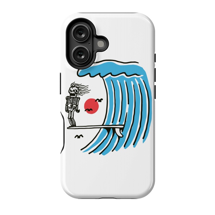 iPhone 16 StrongFit Funny Surf Nose by Afif Quilimo