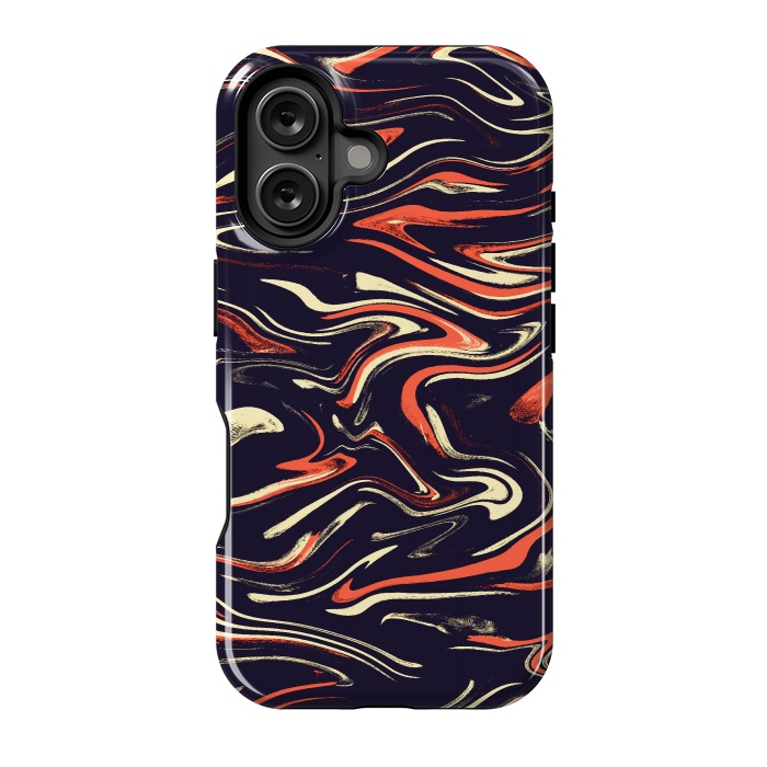 iPhone 16 StrongFit Tiger stripes by Steve Wade (Swade)