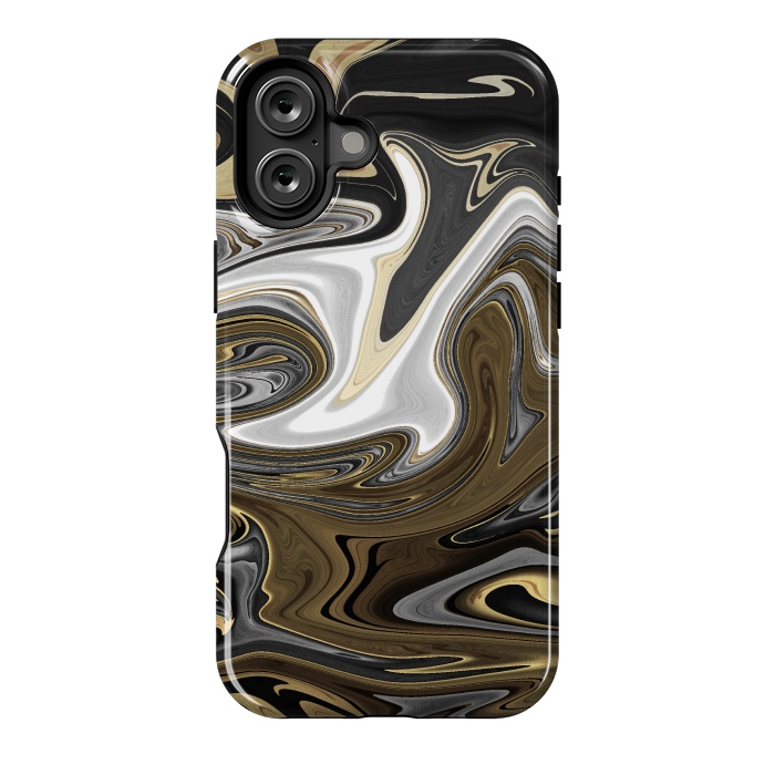 iPhone 16 Plus StrongFit Liquid metals by Steve Wade (Swade)