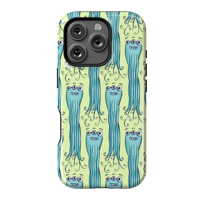 iPhone 16 Pro StrongFit Cute Octopus Sea Monster Character by Boriana Giormova