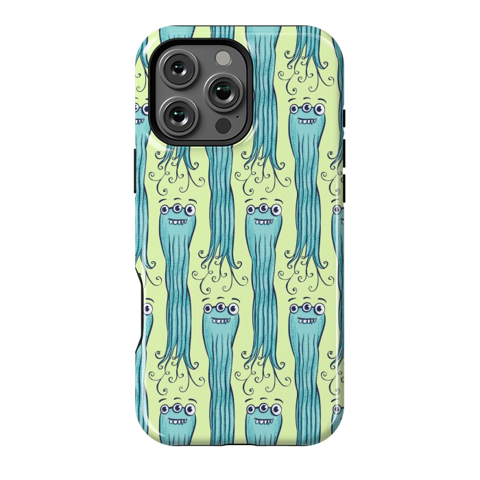 iPhone 16 Pro Max StrongFit Cute Octopus Sea Monster Character by Boriana Giormova