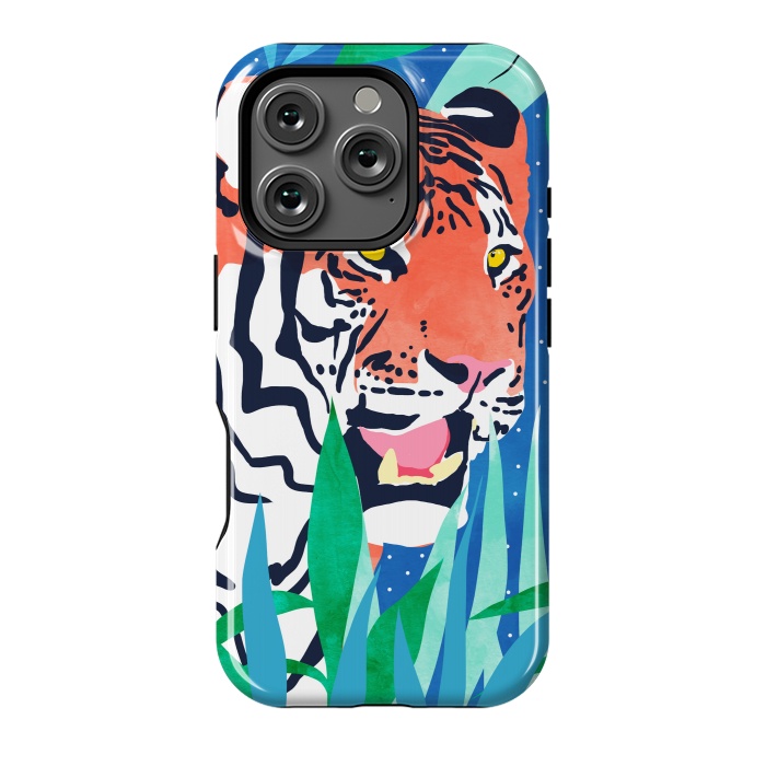 iPhone 16 Pro StrongFit Tiger Forest by Uma Prabhakar Gokhale